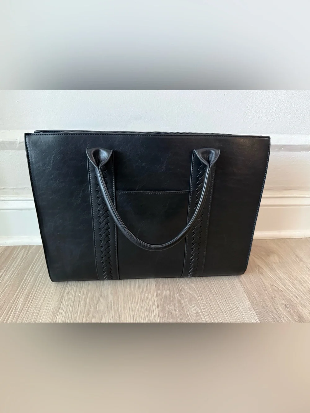 Lovevook Leather Laptop/Work Tote Bag